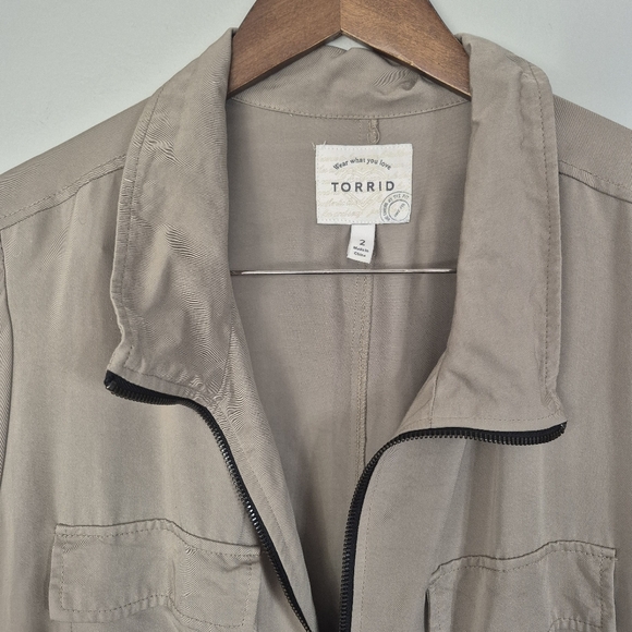 Torrid Tan Anorak Unlined Jacket 2XL - Picture 8 of 12